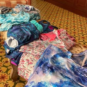 IVIVVA by Lululemon, Size 14, 4 barely worn sets w/3 Athleta girl pieces